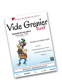 l'affiche du vide grenier